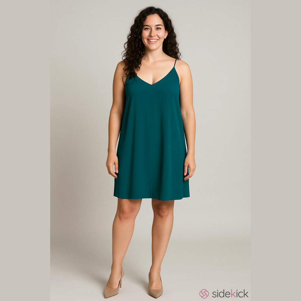 Meraki Slip Polyester Spaghetti Strap Dress Women’s Size M